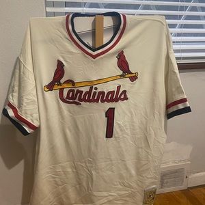 #1 Ozzie smith throwback 1982 Mitchell and Ness